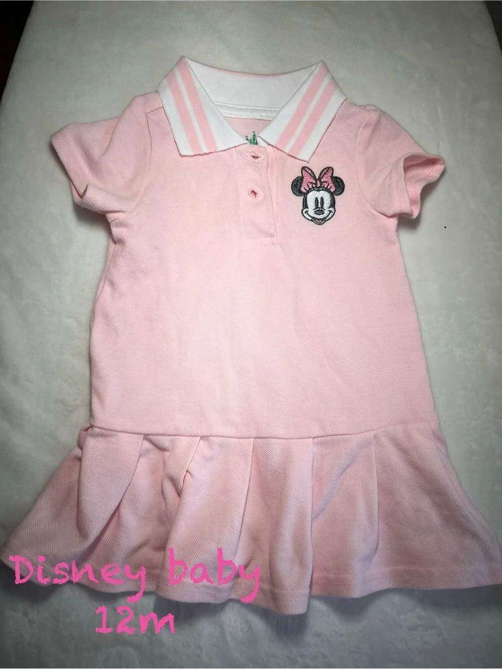 Disney Pink Minnie Mouse Polo Dress